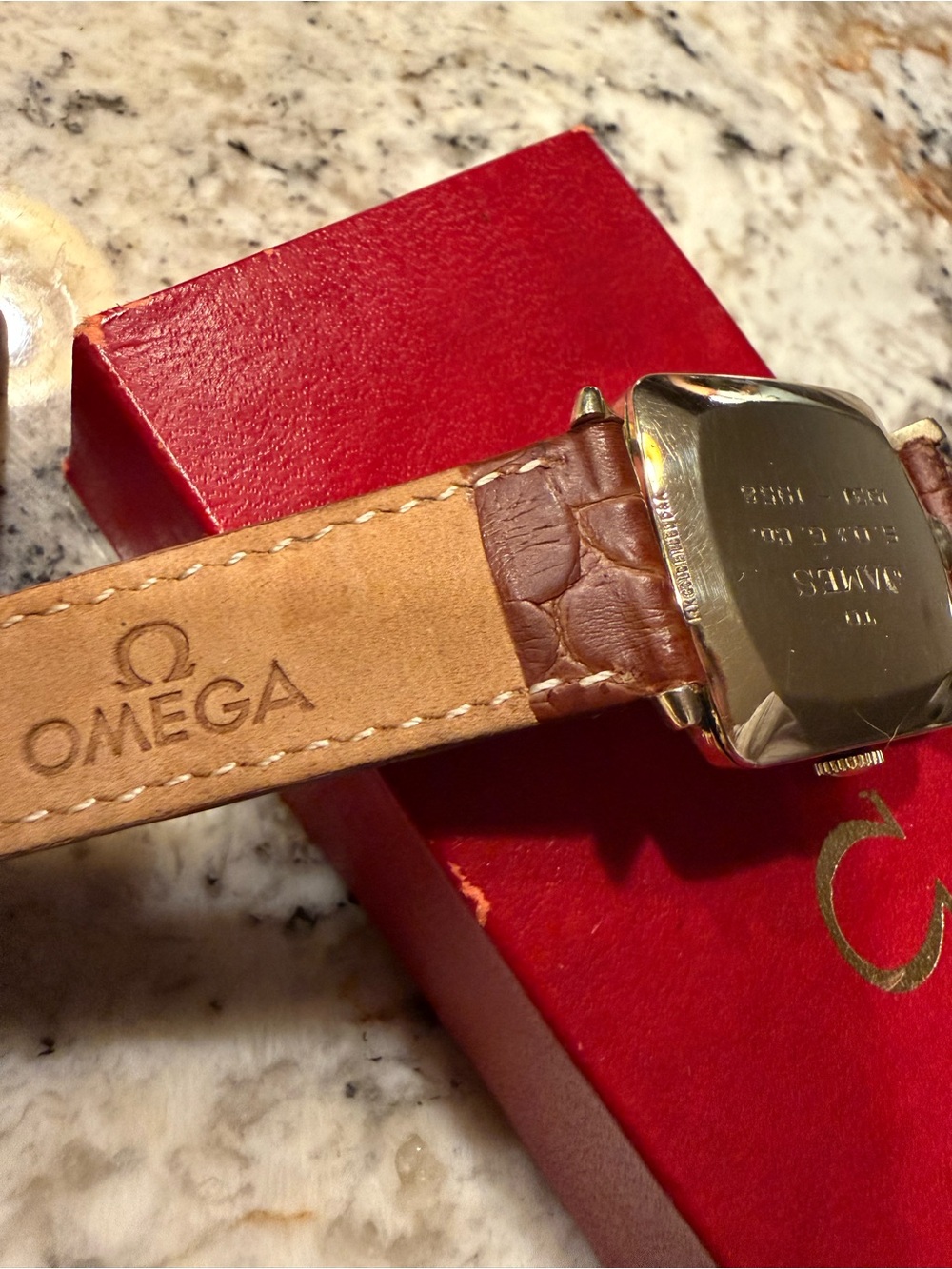 Omega Vintage 14k Gold-Filled 1958 Square Automatic Watch - Picture 9 of 12